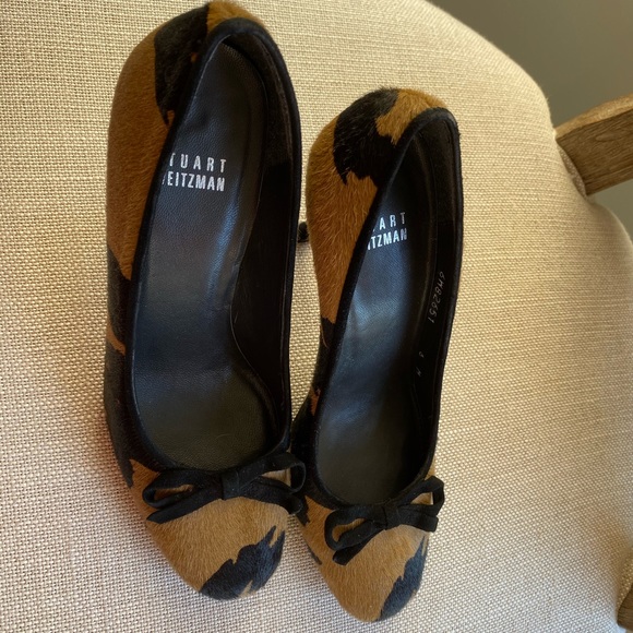 Stuart Weitzman calf hair heels - Picture 3 of 3